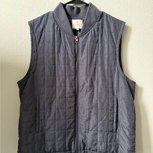 CON.STRUCT Quilted Vest Preppy Outdoors Golf Country Club‎ Career Office Granola